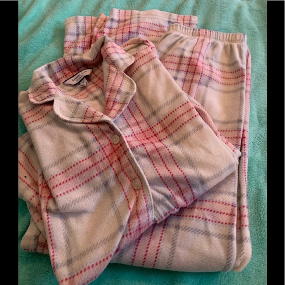 🌼Charter Club Fleece pajamas size M